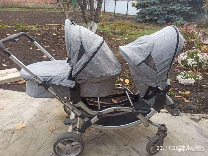 Детские коляски для двойни 2в1 бу fd design