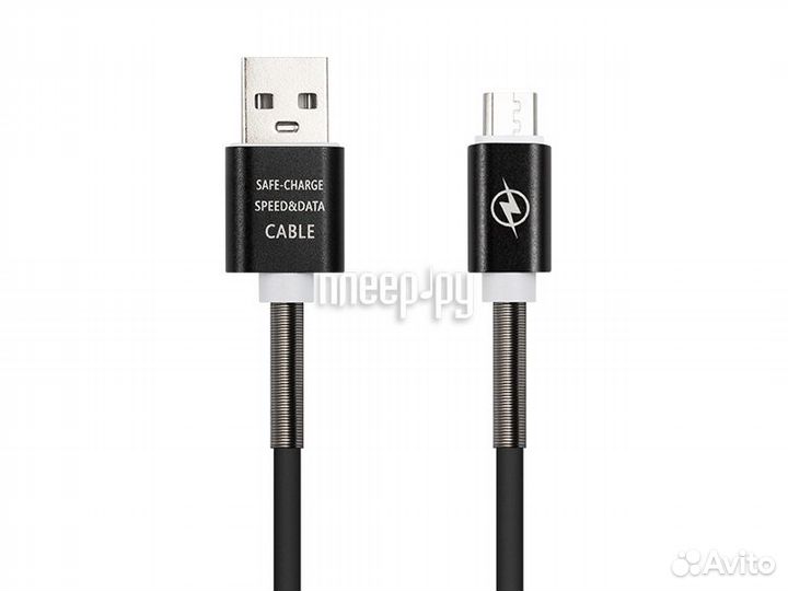 Red Line USB - microusb 3m Black ут000033336