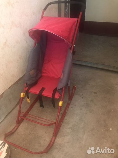 Коляска санки