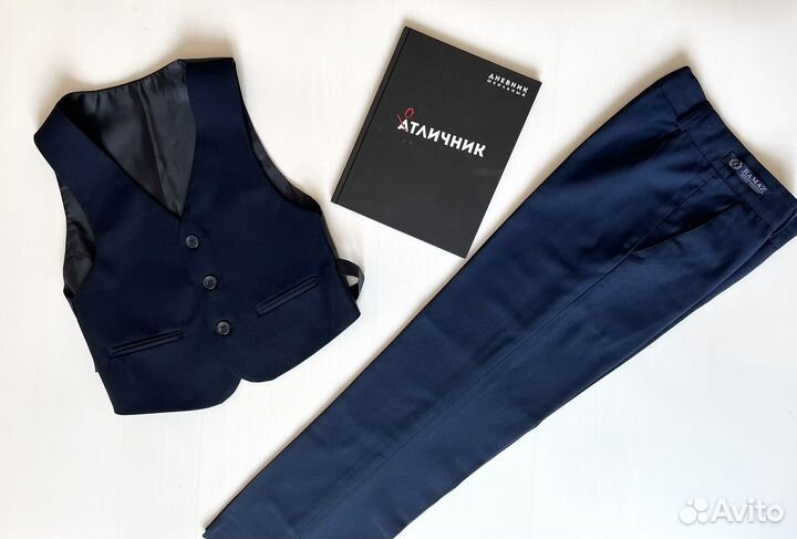 Школьная форма синяя для мальчика 122 128