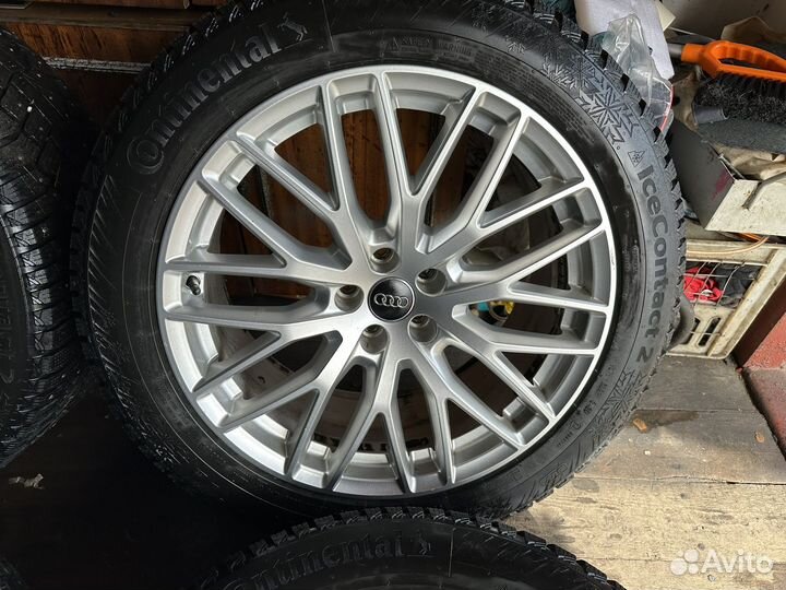 Зима Continental 275/45 R20+Литые Audi Q7 оригинал