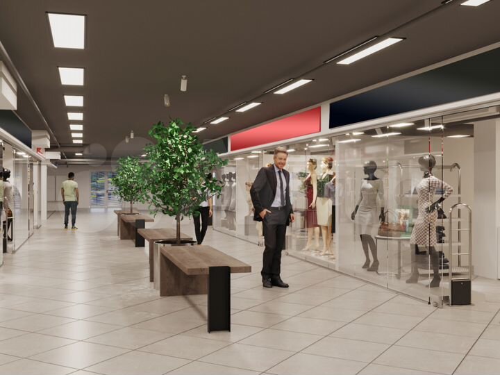 Торговое помещение, 50.5 м²