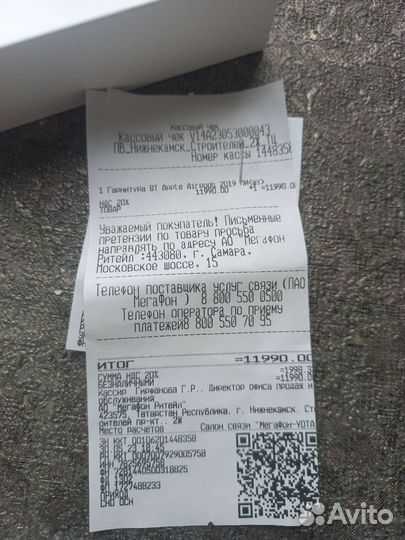 Оригинал apple airpods