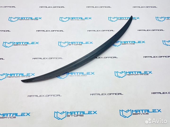 Спойлер BMW G11, M Performance стиль, сухой карбон