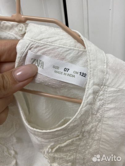 Блузка zara для девочки 122