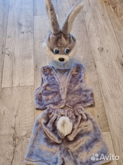 Костюм зайчика для мальчика от 2 до 5 лет