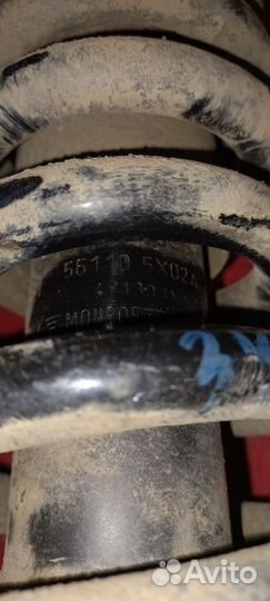 Амортизаторы передние к-кт Nissan Navara (D40) 200