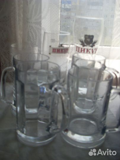 Пивные бокалы, стаканы