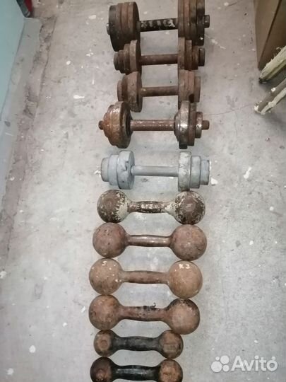 Гантели разборные