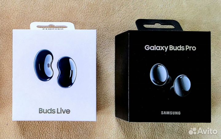 Беспроводные наушники Samsung Buds Live и Buds Pro