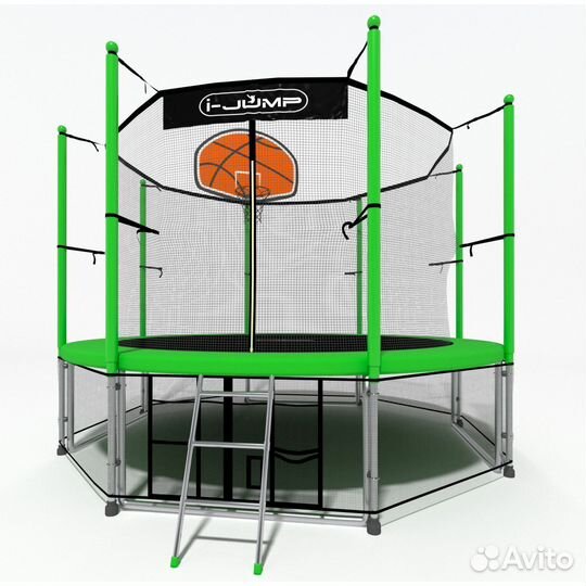 Батут I-jump basket 10FT green