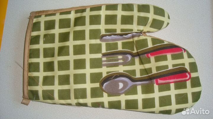 Новый набор: фартук, прихватка, кухонная рукавица