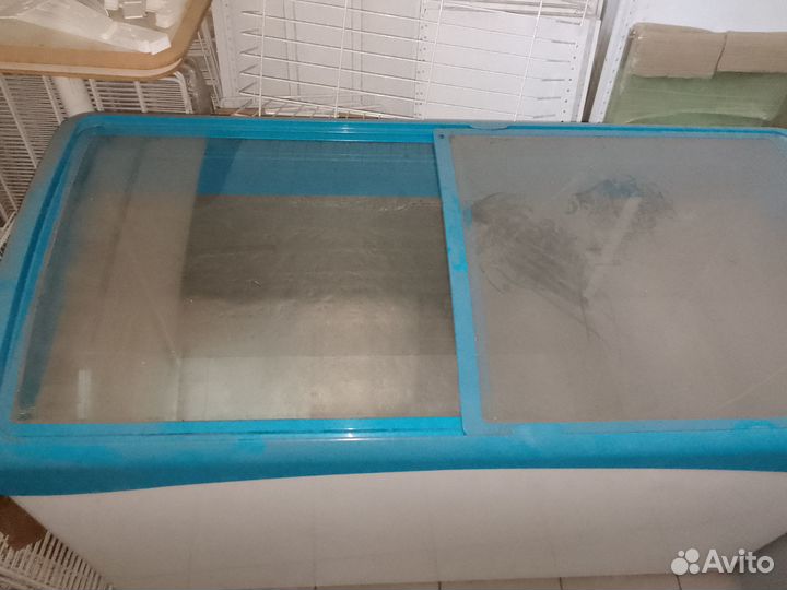 Морозильный ларь со стеклом бу