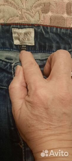 Джинсы armani junior на подростка 16лет