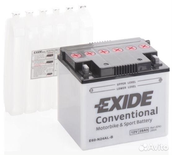 Аккумулятор Exide Conventional 28 А/ч E60-N24AL-B