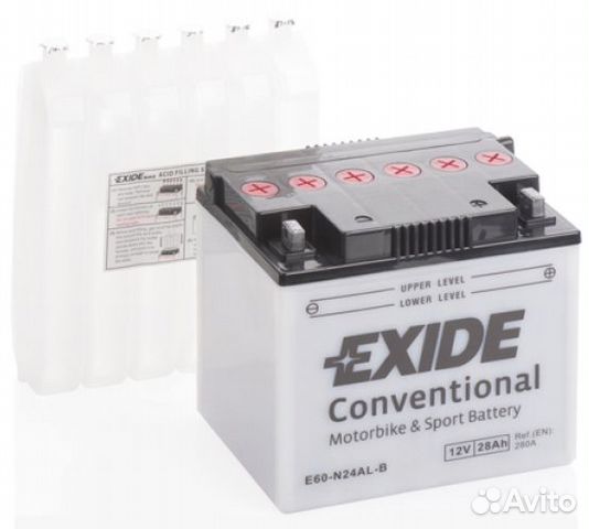 Аккумулятор Exide Conventional 28 А/ч E60-N24AL-B
