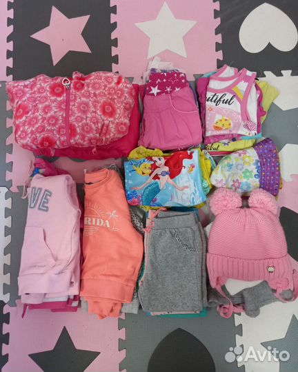 Пакет вещей для девочки 2-3года