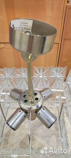 Люстра потолочная хрустальная СССР