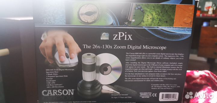 Carson zPix MM-640 цифровой микроскоп