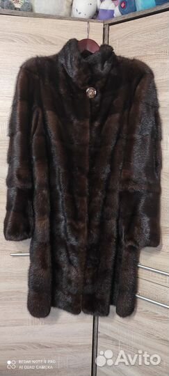Шуба норковая поперечка 46 48