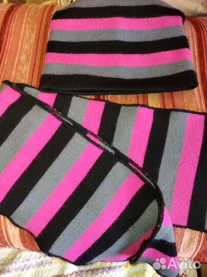 Комплект шапка, шарф