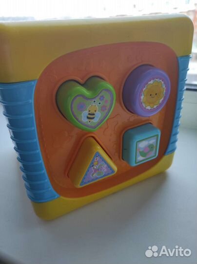 Развивающий Кубик Baby go свет, музыка