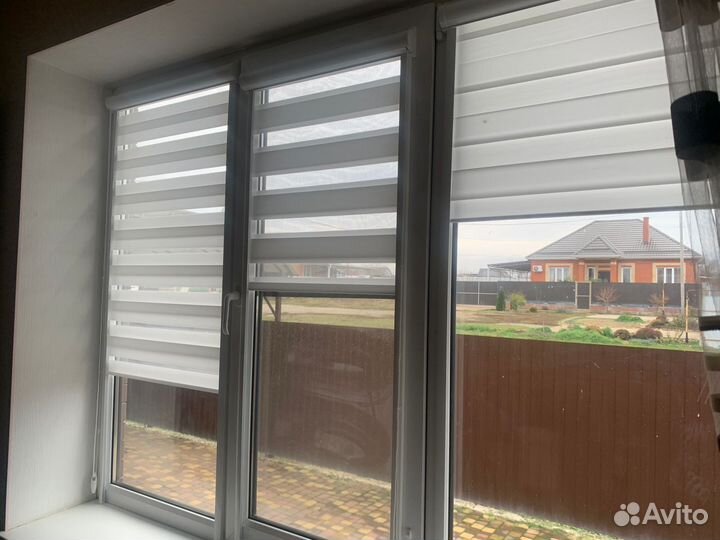 Рулонные шторы день ночь