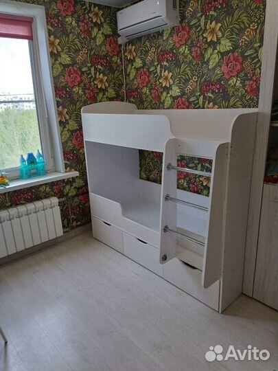 Кровать двухъярусная Малыш Двойняшка