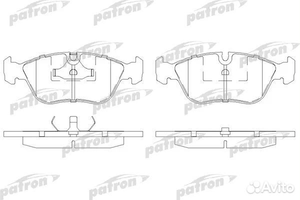 Patron PBP1285 Колодки тормозные дисковые передн V