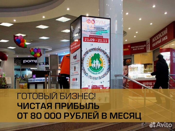 Готовый бизнес на indоor-пилларсах