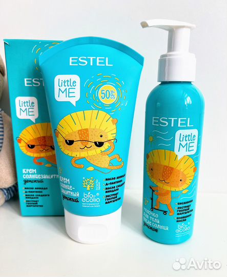 Estel детский набор солнцезащитный крем и молочко