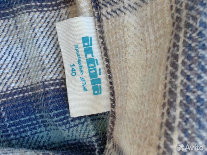 Рубашка фланелевая на мальчик