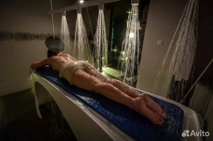 Spa комплекс душ Виши + скраб + кедровая бочка