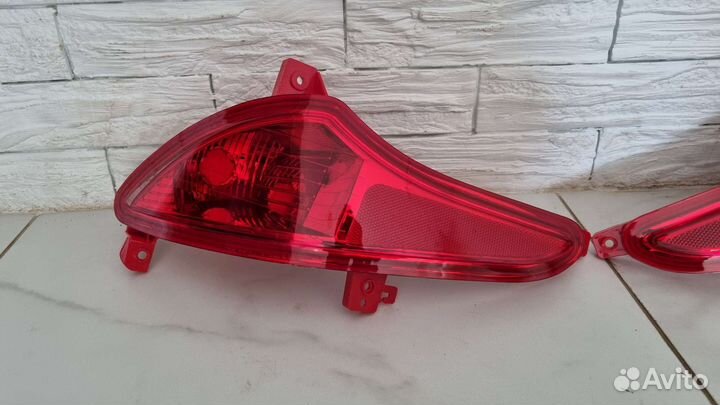 Задние туманки hyundai solaris 2014-2017