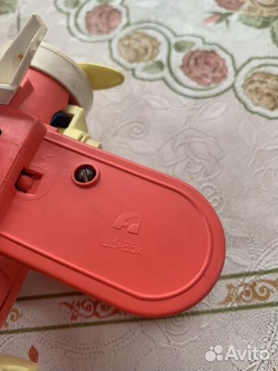 Заводная игрушка СССР самолет- биплан