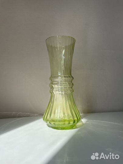 Ваза цветное стекло СССР