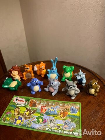 Игрушки из киндера Животные