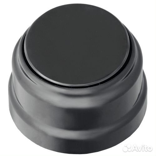 Выключатель ретро черный 1-ный