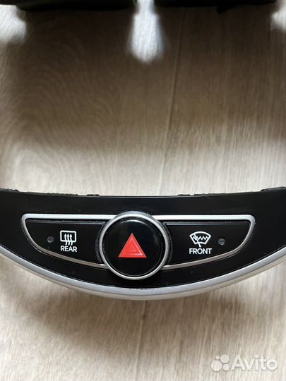 Рамка центральной консоли хендай солярис