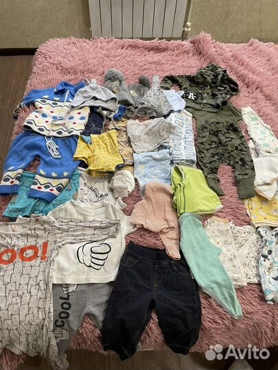 Детские вещи пакетом от 0 до года
