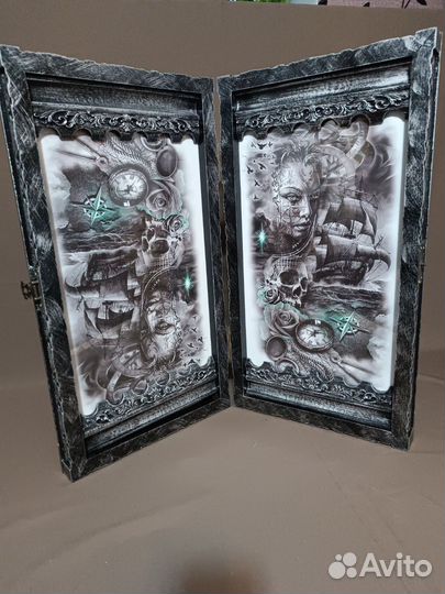 Нарды ручной работы новые