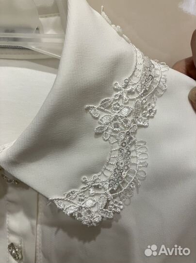 Блузка белая для девочек