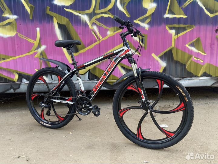 Велосипед на литых дисках Складной двухподвес