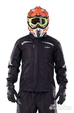 Куртка-дождевик Dragonfly EVO Black - мембрана