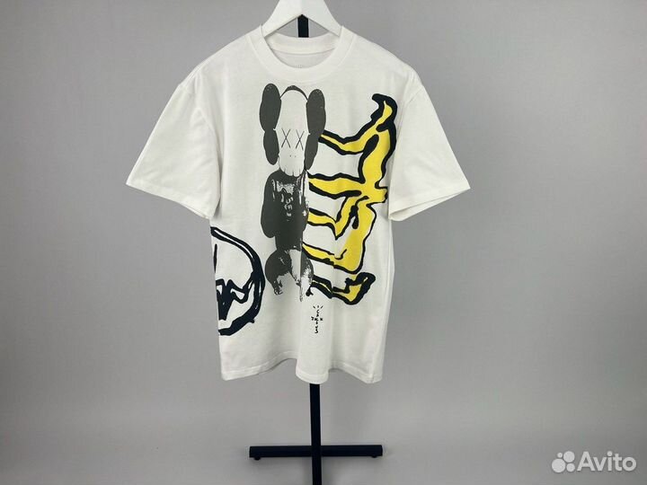 Футболка travis scott cactus jack белая