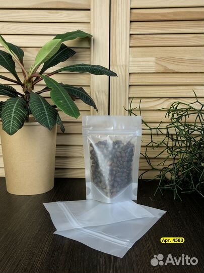 Пакет дой пак прозрачный матовый с zip-lock