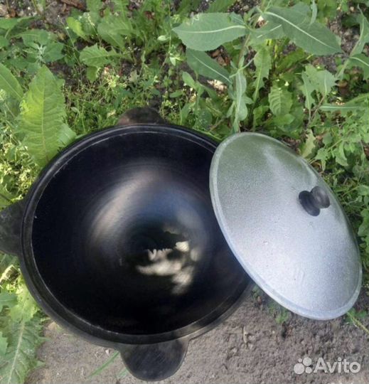 Чугунный кaзан 10 литров