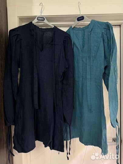 Платье льняное