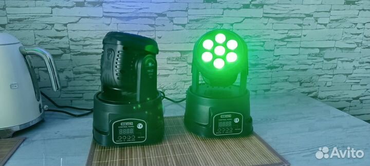 Светомузыкальные LED RGB головы