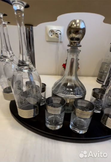 Мини бар Мусатов Гусь-Хрустальный 13 предметов